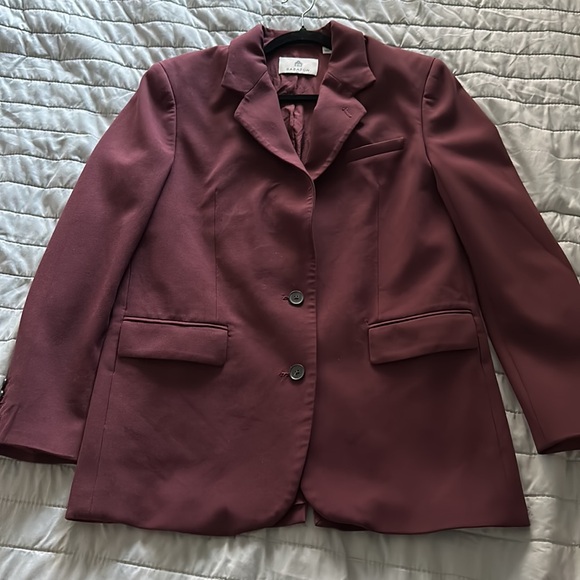 BABATON REGULAR FIT Burgundy Blazer - Picture 6 of 8
